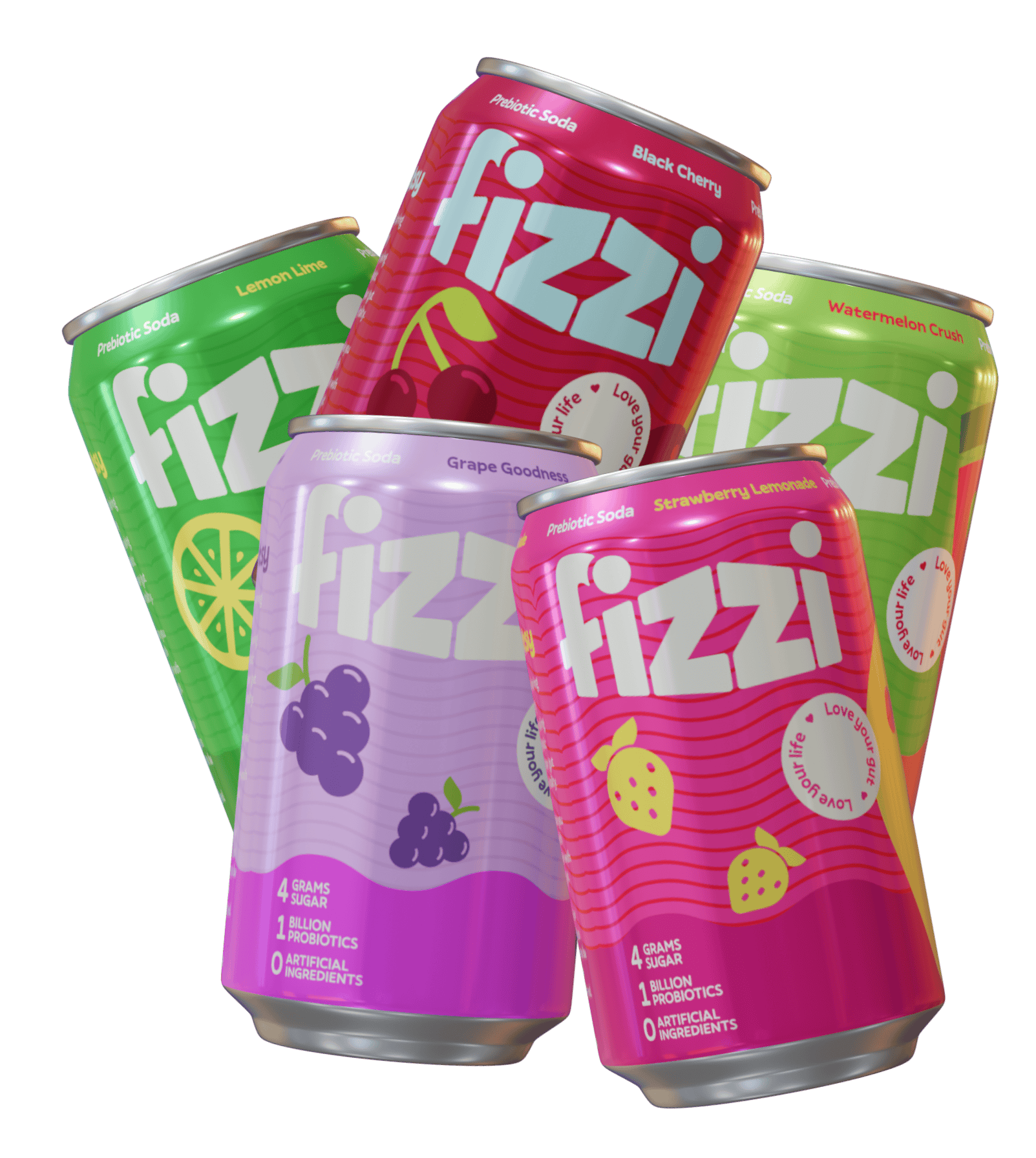 All five Bodega flavors